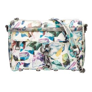 Rebecca Minkoff Mini Mac Water Color Crossbody Shoulder Bag